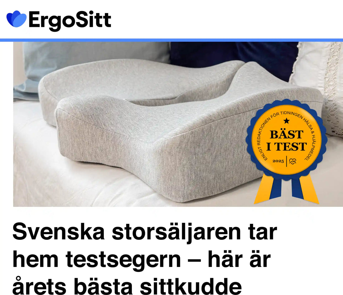Svenska storsäljaren tar hem testsegern – här är årets bästa sittkudde