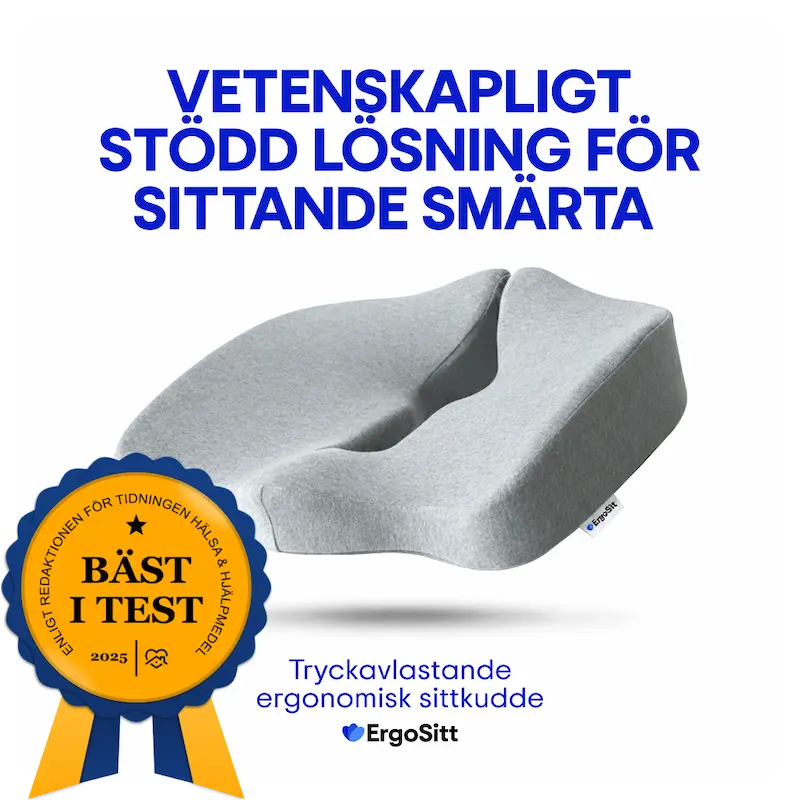ErgoKudden - Sitt med lättnad hela dagen!