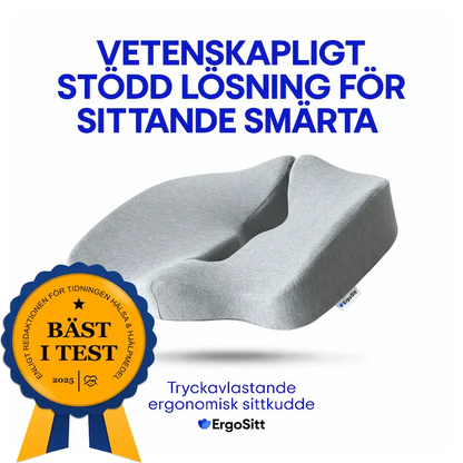 ErgoKudden - Sitt med lättnad hela dagen!